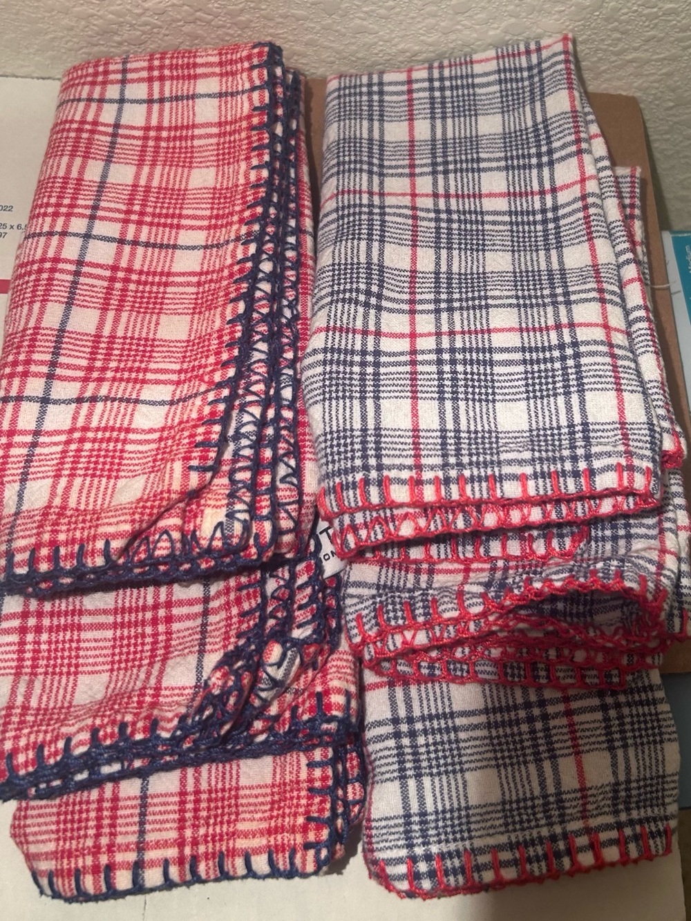 Nautica Home Patriotic Plaid Napkins